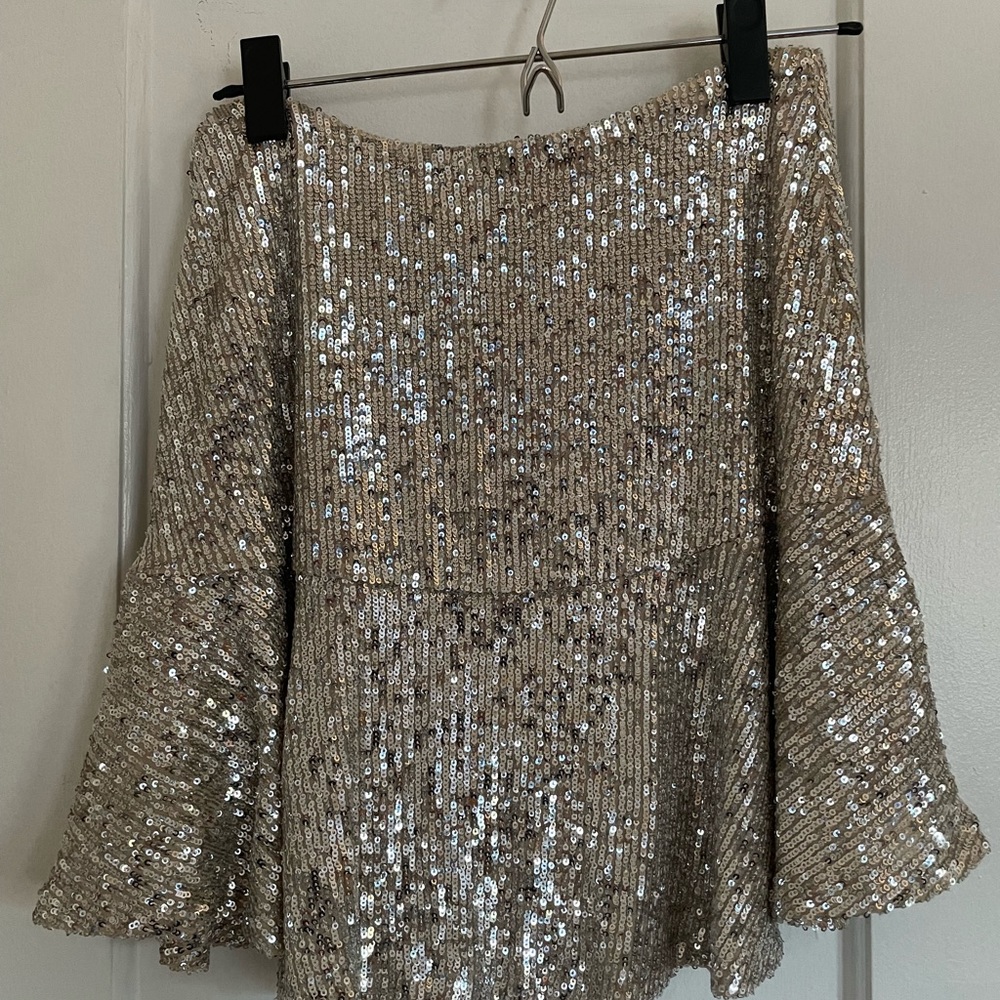 Free people sequin skirt